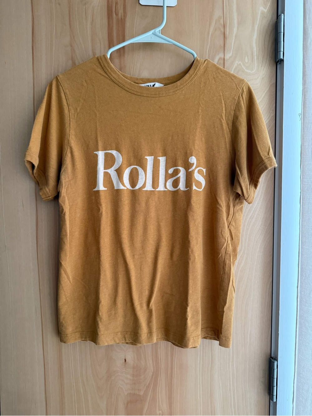 Rolla's Women's Mustard Logo Tee